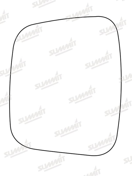 Summit Stick-On Commercial Mirror Glass fits Citroen Nemo, Fiat Fiorino LHS - Summit Shop