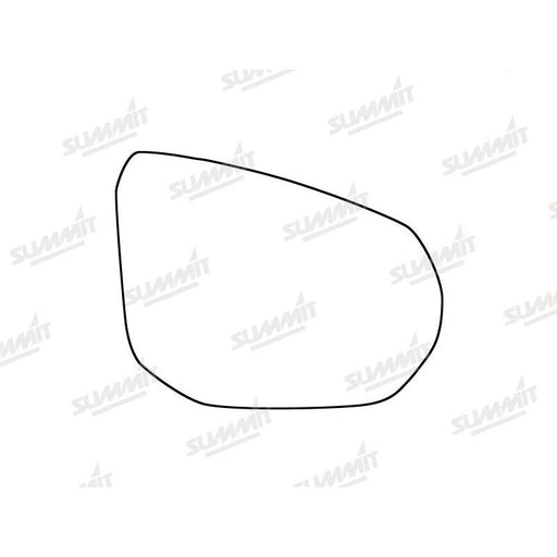 Summit Stick-On Aspheric Mirror Glass fits Audi Q2 16 on RHS - Summit Shop