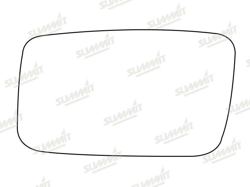 Summit Stick-On Anti Dazzle Mirror Glass fits Ford Sierra LHS - Summit Shop