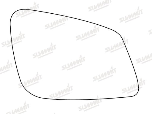 Summit Stick-On Standard Mirror Glass fits BMW 5 Series 10 on RHS - Summit Shop