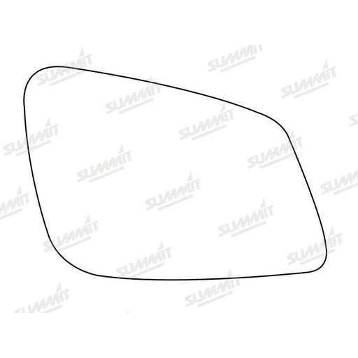 Summit Stick-On Standard Mirror Glass fits BMW 5 Series 10 on RHS - Summit Shop