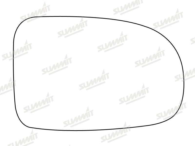 Summit Non-Heated Base Plate With Standard Mirror Glass fits Vauxhall Corsa / Corsa C 00 to 05 RHS - Summit Shop