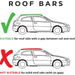 SUM-001 / SWRB3 Roof Bar Black Open Rail - Summit Shop