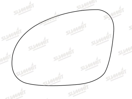 Summit Heated Base Plate With Standard Mirror Glass fits VW Golf/Passat LHS - Summit Shop