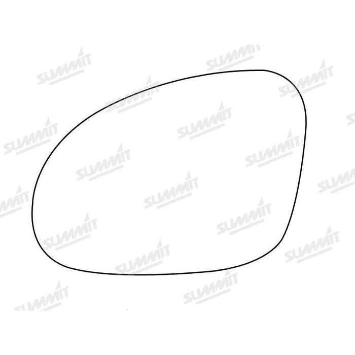 Summit Heated Base Plate With Standard Mirror Glass fits VW Golf/Passat LHS - Summit Shop