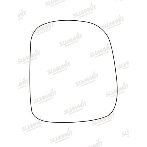 Summit Stick-On Standard Mirror Glass fits Nissan Serena LHS - Summit Shop