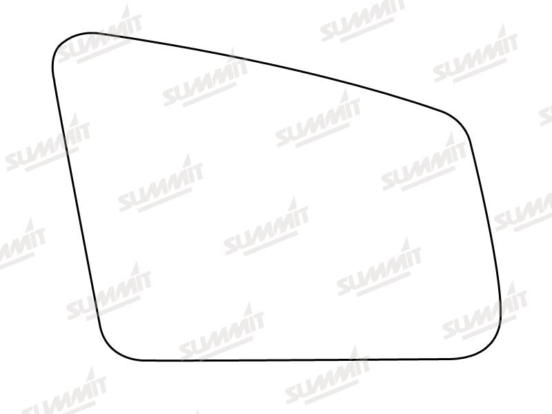 Summit Stick-On Aspheric Mirror Glass fits Mercedes A Class, B Class GLK 11 on RHS - Summit Shop