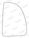 Summit Stick-On Standard Mirror Glass fits Citroen Jumper Ducato RHS - Summit Shop