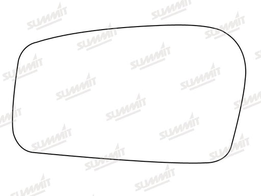 Summit Stick-On Standard Mirror Glass fits Peugeot 806 95 to 02 LHS - Summit Shop
