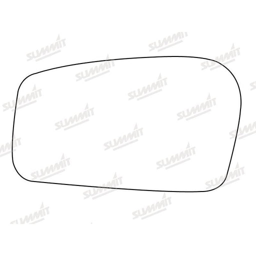 Summit Stick-On Standard Mirror Glass fits Peugeot 806 95 to 02 LHS - Summit Shop