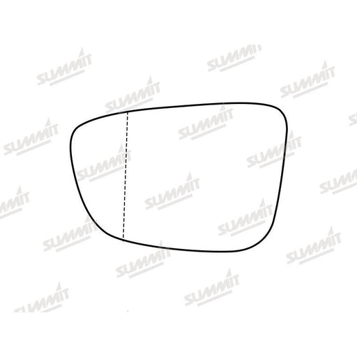 Summit Stick-On Aspheric Mirror Glass fits BMW 5 Series 17 on LHS - Summit Shop
