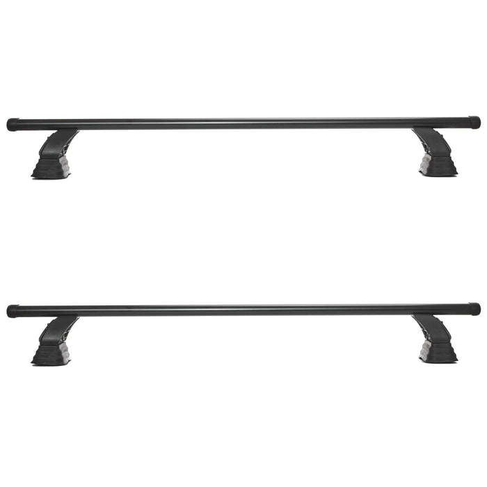 SUP-091 Premium Multi Fit Roof Bars, Black Steel, Set of 2 - Summit Shop