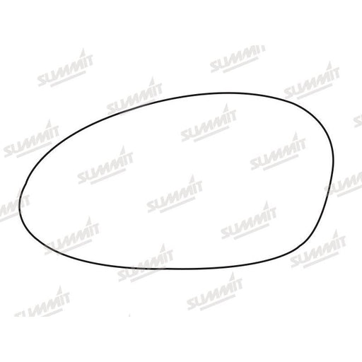 Summit Heated Base Plate With Blind Spot Mirror Glass fits BMW 1 Series 04 to 10 LHS - Summit Shop