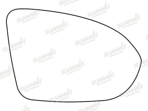 Summit Stick-On Standard Mirror Glass fits Vauxhall Astra K 16 to 17 RHS - Summit Shop