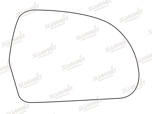 Summit Stick-On Standard Mirror Glass fits Audi A3, A4, A5, A6 Skoda Octavia RHS - Summit Shop