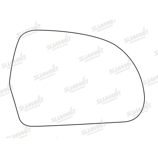 Summit Stick-On Standard Mirror Glass fits Audi A3, A4, A5, A6 Skoda Octavia RHS - Summit Shop
