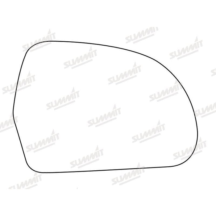 Summit Stick-On Standard Mirror Glass fits Audi A3, A4, A5, A6 Skoda Octavia RHS - Summit Shop