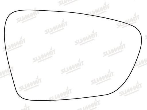 Summit Stick-On Standard Mirror Glass fits Kia Ceed 12-16 on RHS - Summit Shop
