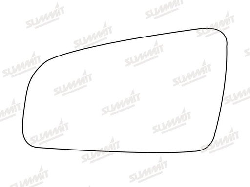 Summit Heated Base Plate With Standard Mirror Glass fits Vauxhall Zafira 05 on LHS - Summit Shop