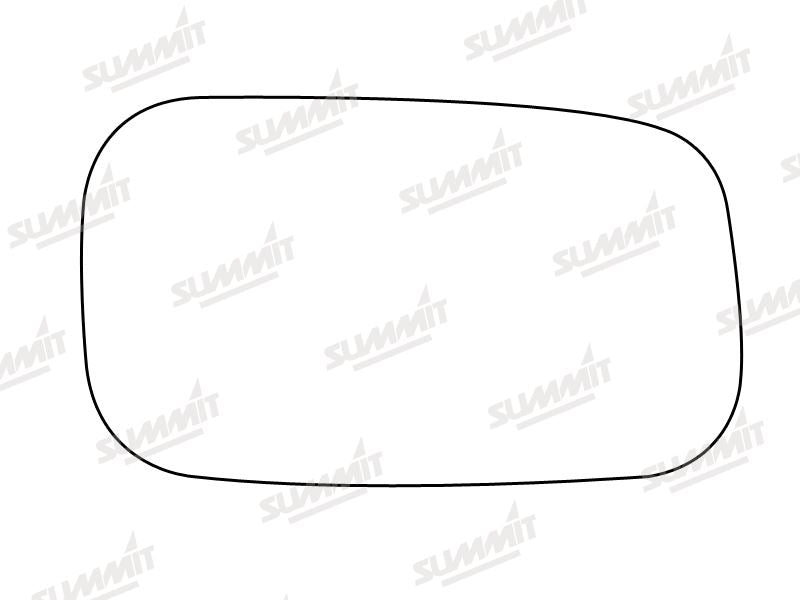 Summit Stick-On Standard Mirror Glass fits Saab 9 - 3- 9 - 5 up to 03 RHS - Summit Shop