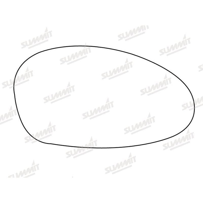 Summit Stick-On Anti Dazzle Mirror Glass fits BMW 1 3 Series 05 on RHS - Summit Shop