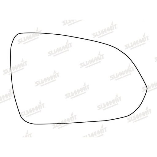Summit Stick-On Standard Mirror Glass fits Kia Rio 17 on RHS - Summit Shop