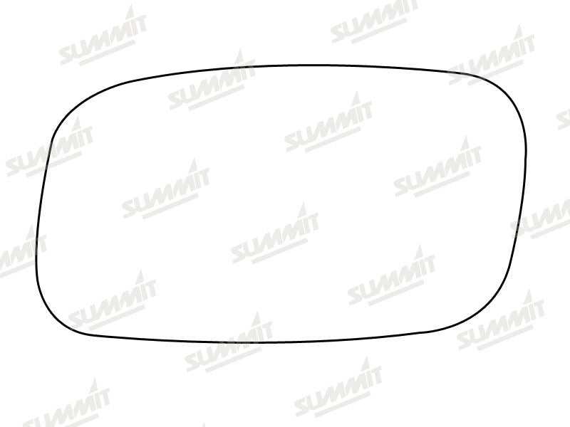 Summit Stick-On Standard Mirror Glass fits Vauxhall Calibra LHS - Summit Shop