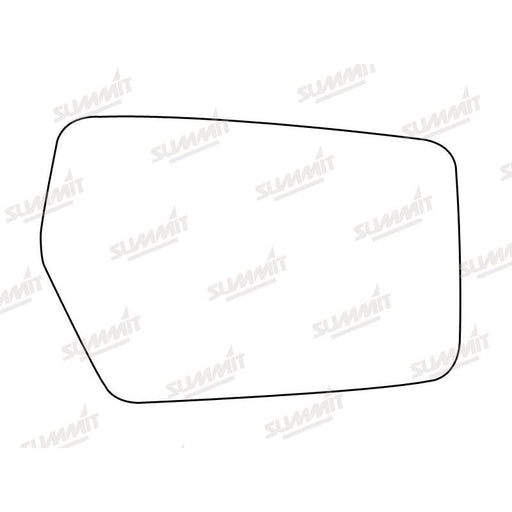 Summit Stick-On Standard Mirror Glass fits Skoda Favourit LHS - Summit Shop