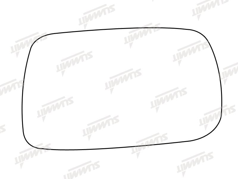 Summit Stick-On Standard Mirror Glass fits Toyota Yaris RHS - Summit Shop