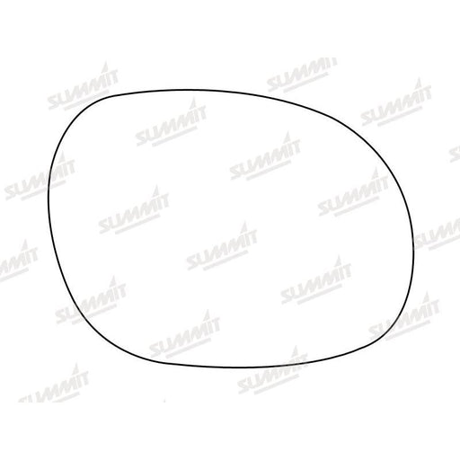Summit Stick-On Standard Mirror Glass fits Kia Sedona 99 on RHS - Summit Shop