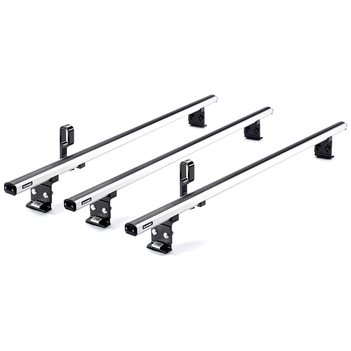 Summit Commercial 3 x Aluminium Fixed Point Roof Bars Rack 1.3m SULC-003 - Summit Shop