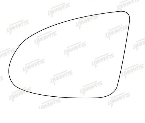 Summit Heated Base Plate With Standard Mirror Glass fits Audi A2 00 to 05 - Summit Shop
