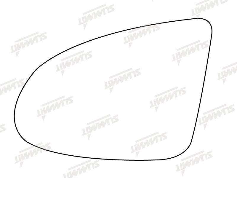Summit Heated Base Plate With Standard Mirror Glass fits Audi A2 00 to 05 - Summit Shop