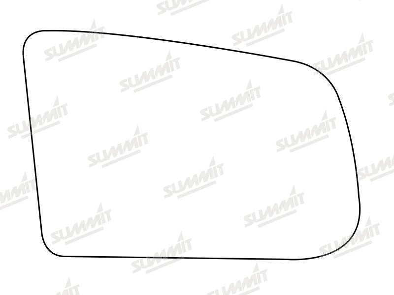 Summit Stick-On Standard Mirror Glass fits Mazda 121 RHS - Summit Shop