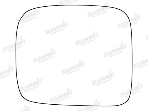 Summit Stick-On Standard Mirror Glass fits Isuzu Trooper 92 to 05 LHS - Summit Shop