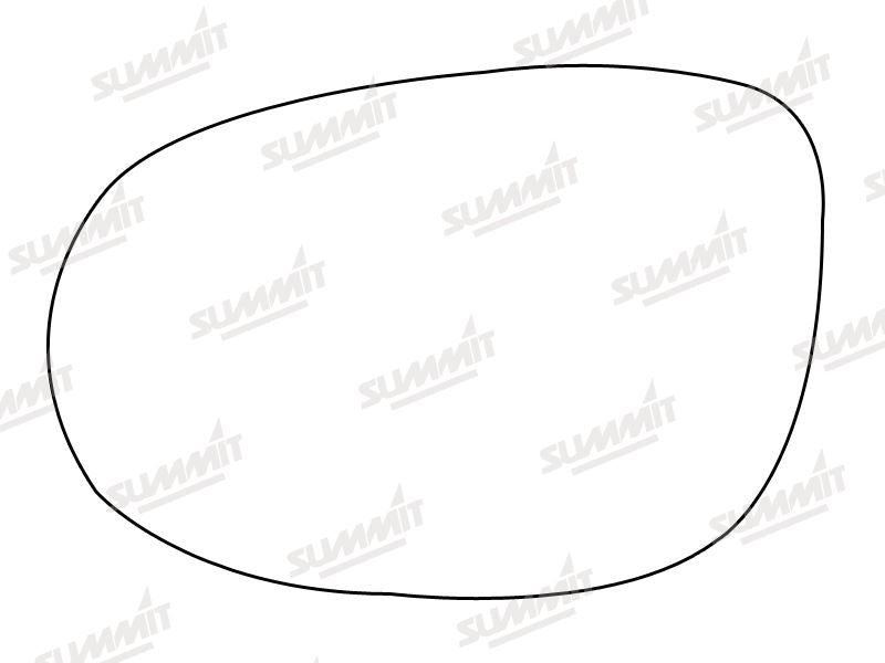 Summit Heated Base Plate With Standard Mirror Glass fits Ford Ka 09 on LHS - Summit Shop