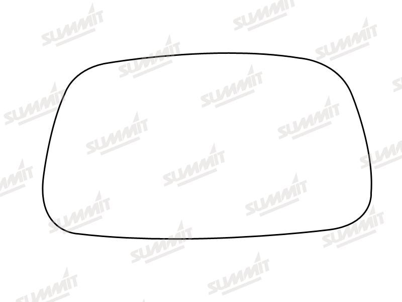 Summit Stick-On Standard Mirror Glass fits Volvo 440, 460 480 91 on RHS - Summit Shop