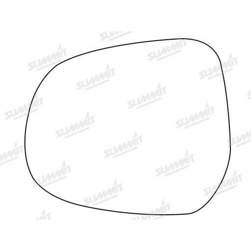 Summit Stick-On Standard Mirror Glass fits Vauxhall Agila Suzuki Splash LHS - Summit Shop
