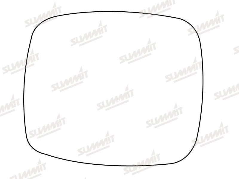 Summit Stick-On Commercial Mirror Glass fits Vauxhall Combo to 01 LHS RHS - Summit Shop