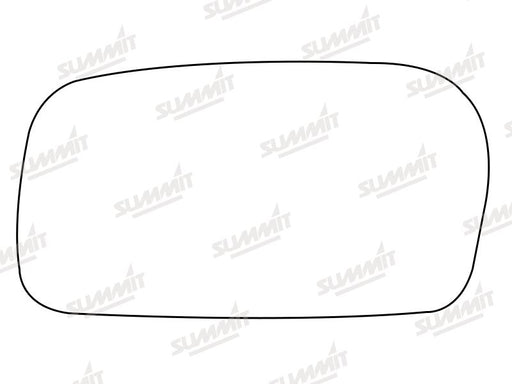 Summit Stick-On Anti Dazzle Mirror Glass fits Audi 100 91 on LHS - Summit Shop