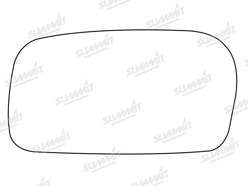 Summit Stick-On Anti Dazzle Mirror Glass fits Audi 100 91 on LHS - Summit Shop