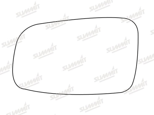 Summit Stick-On Standard Mirror Glass fits Citroen ZX LHS - Summit Shop