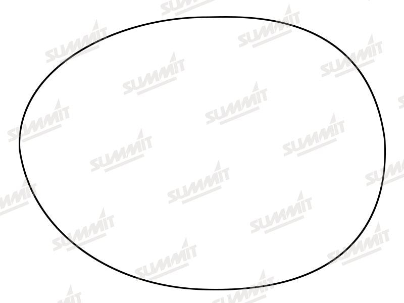 Summit Stick-On Standard Mirror Glass fits BMW Mini Cooper 14 on LHS - Summit Shop
