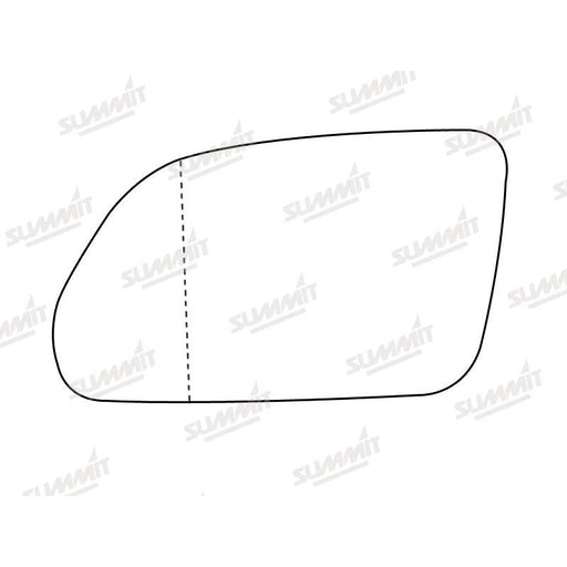 Summit Non-Heated Base Plate With Standard Mirror Glass fits VW Polo/Skoda Octavia LHS - Summit Shop