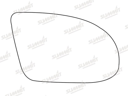 Summit Stick-On Standard Mirror Glass fits Vauxhall Tigra RHS - Summit Shop