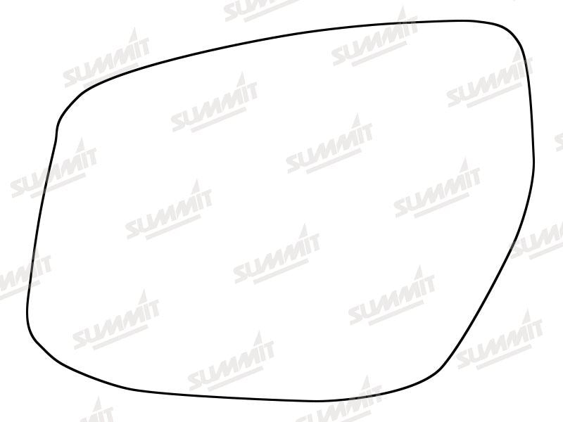 Summit Stick-On Standard Mirror Glass fits Nissan Pulsar 14 on RHS - Summit Shop