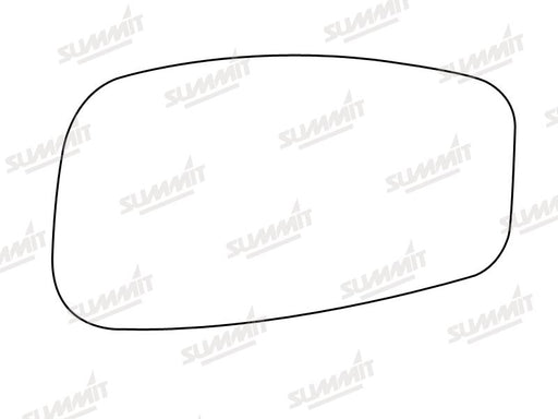 Summit Stick-On Standard Mirror Glass fits Fiat Stilo RHS - Summit Shop