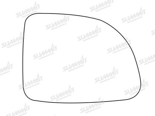Summit Stick-On Standard Mirror Glass fits Renault Clio RHS - Summit Shop