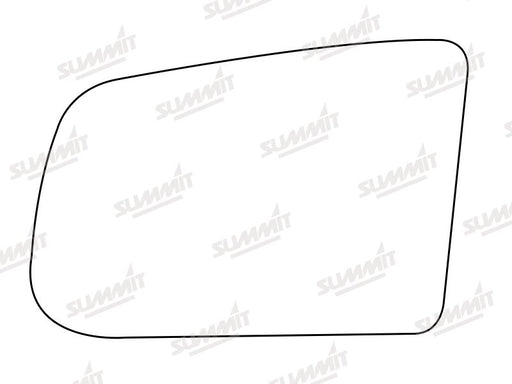 Summit Stick-On Standard Mirror Glass fits Mazda 121 LHS - Summit Shop