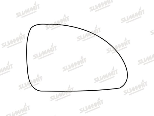 Summit Stick-On Standard Mirror Glass fits Kia Ceed 06 to 12 RHS - Summit Shop